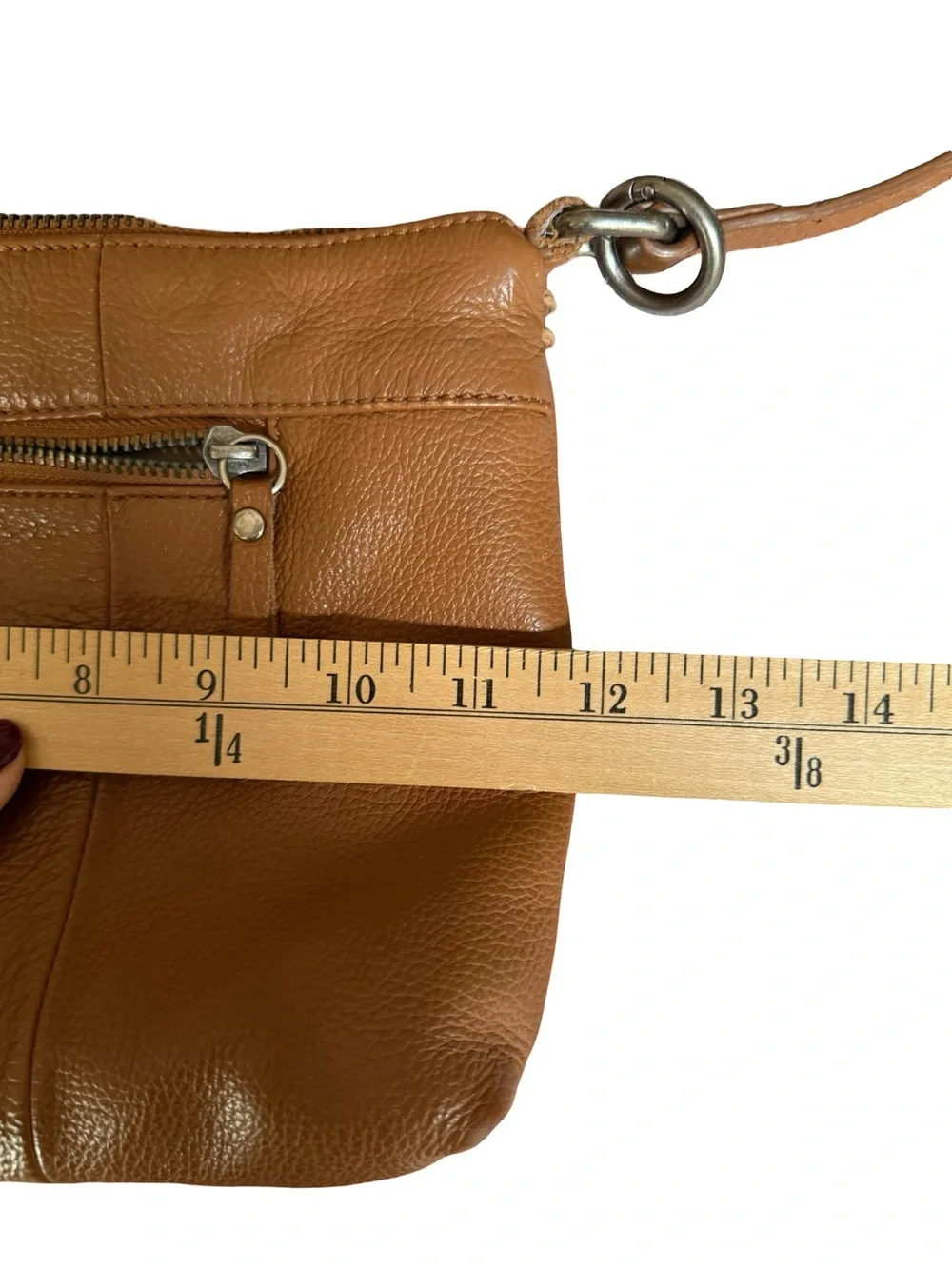 Lucky Brand Cognac Leather Crossbody Bag